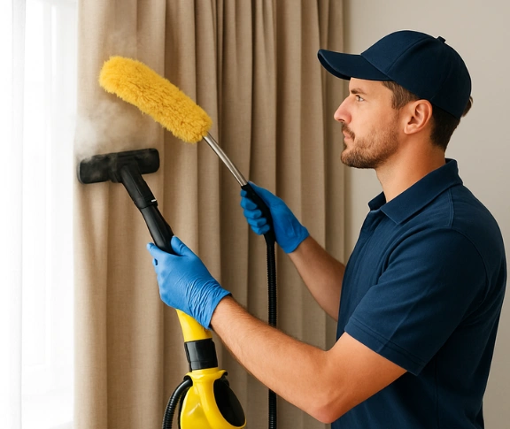 Trusted residential curtain cleaning technician Matty Curtain Cleaning eastern-creek-nsw QLD