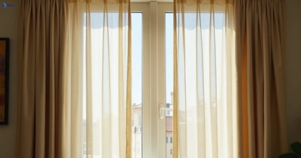 Dull dusty drapes in eastern-creek-nsw before professional cleaning